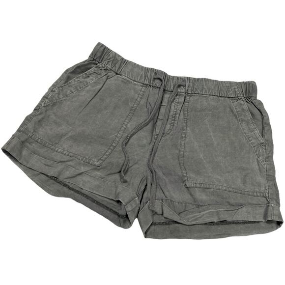 Cloth & Stone Shorts Grey Drawstring Waist Pockets Tencel Lyocell‎ Women's Small - Picture 1 of 10